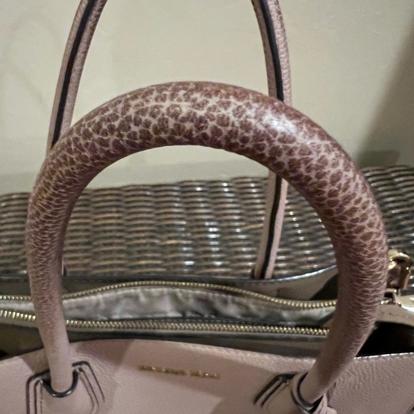 Michael Kors Nude Leather Tote Handbag - Picture 7 of 7